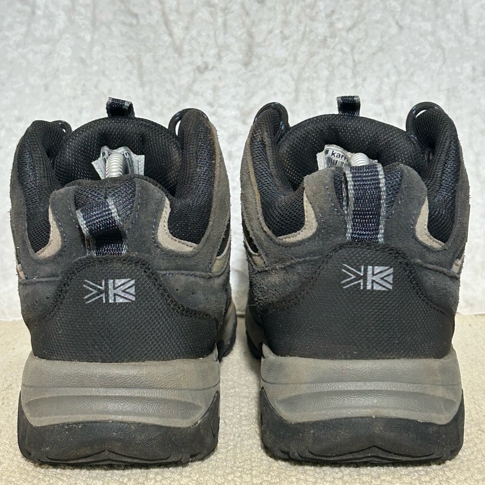Karrimor Mens Blue Mount Mid Top Waterproof Suede Hiking Boots Shoes SZ US 9.5 - Picture 4 of 11
